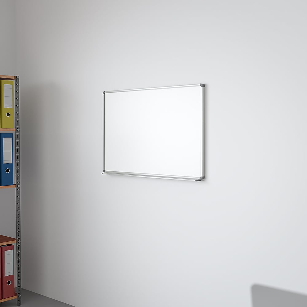Flash Furniture - 3' W x 2' H Magnetic Marker Board - White_1