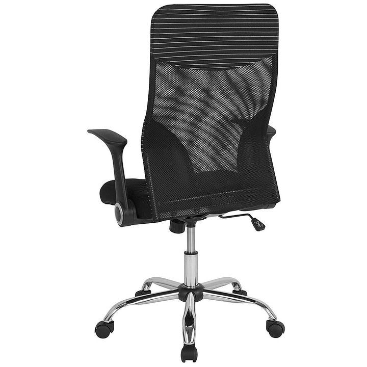 Flash Furniture - Milford High Back Office Chair with Contemporary Mesh Design - Black and White_6