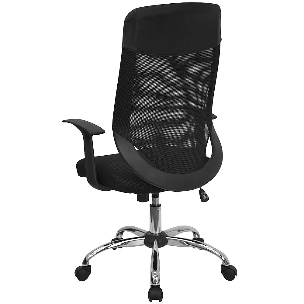 Flash Furniture - High Back Mesh Executive Swivel Office Chair with Arms - Black_5
