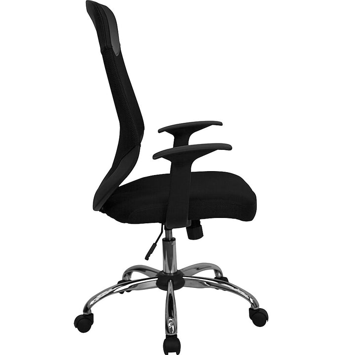 Flash Furniture - High Back Mesh Executive Swivel Office Chair with Arms - Black_3