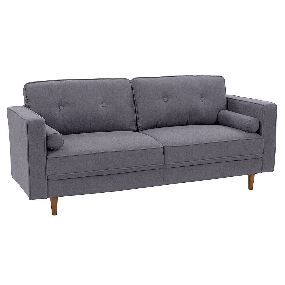 CorLiving - Mulberry 3-Seat Fabric Upholstered Modern Sofa - Grey_1