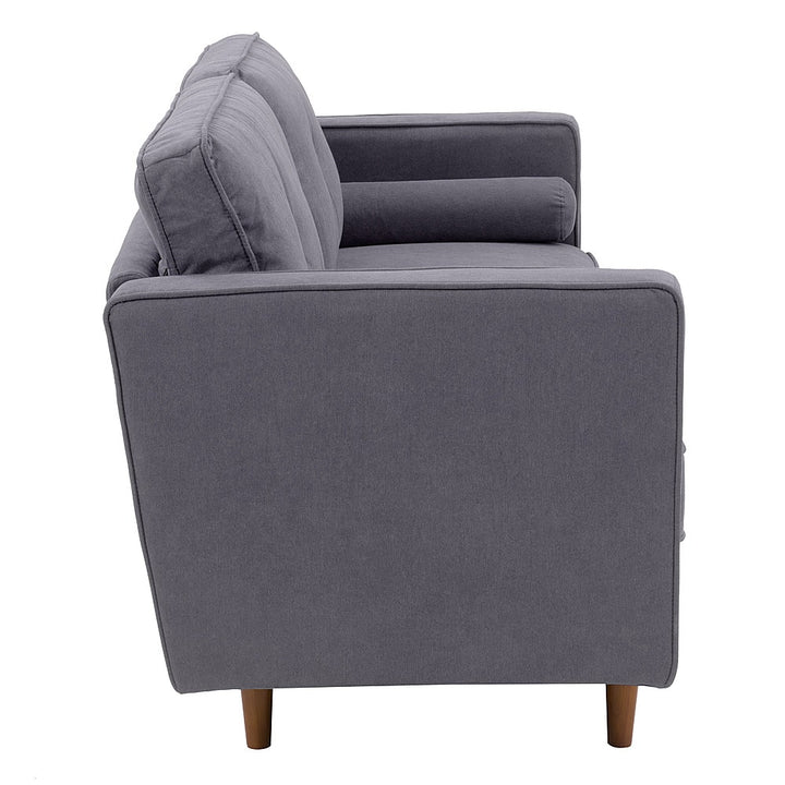 CorLiving - Mulberry 3-Seat Fabric Upholstered Modern Sofa - Grey_2