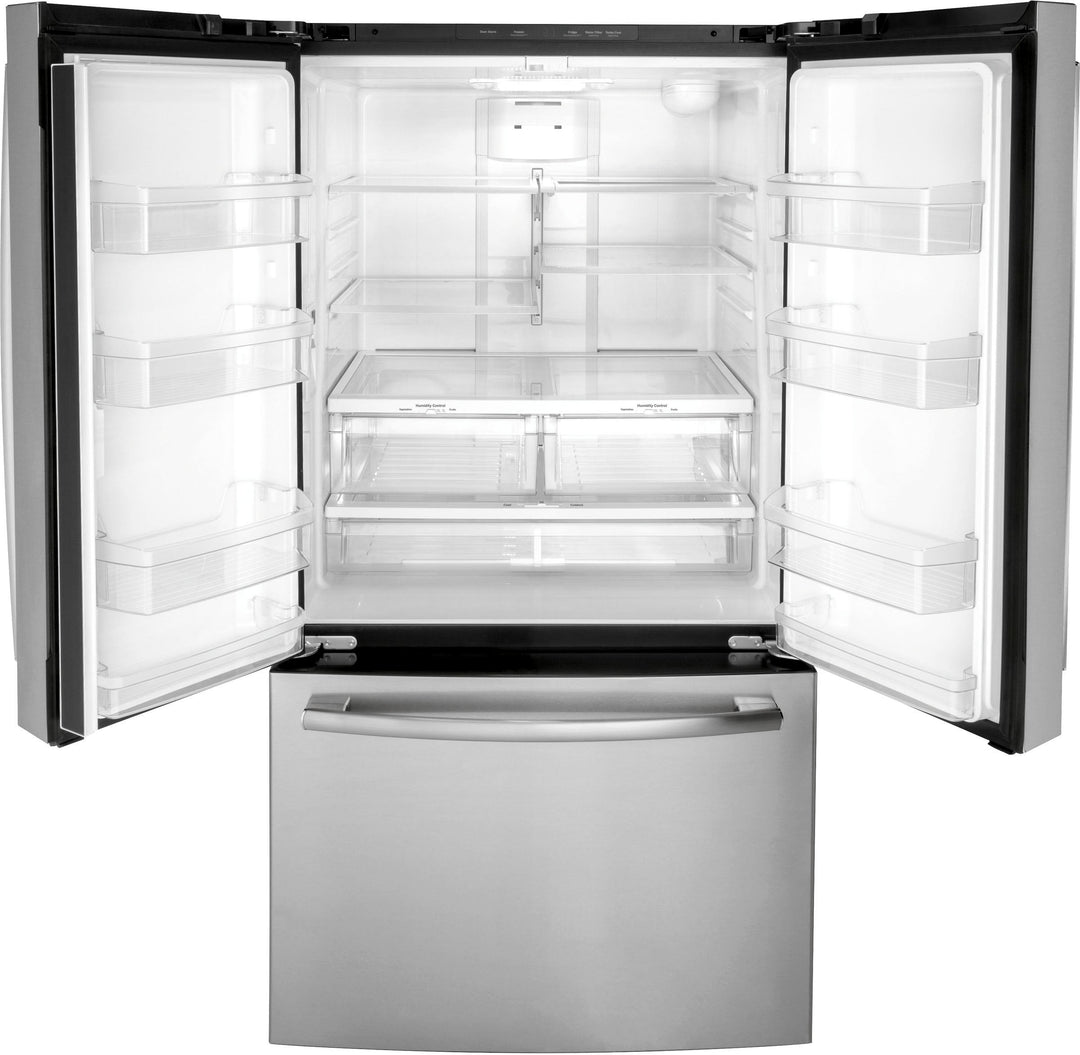 GE - 27.0 Cu. Ft. French Door Refrigerator with Internal Water Dispenser - Stainless steel_11