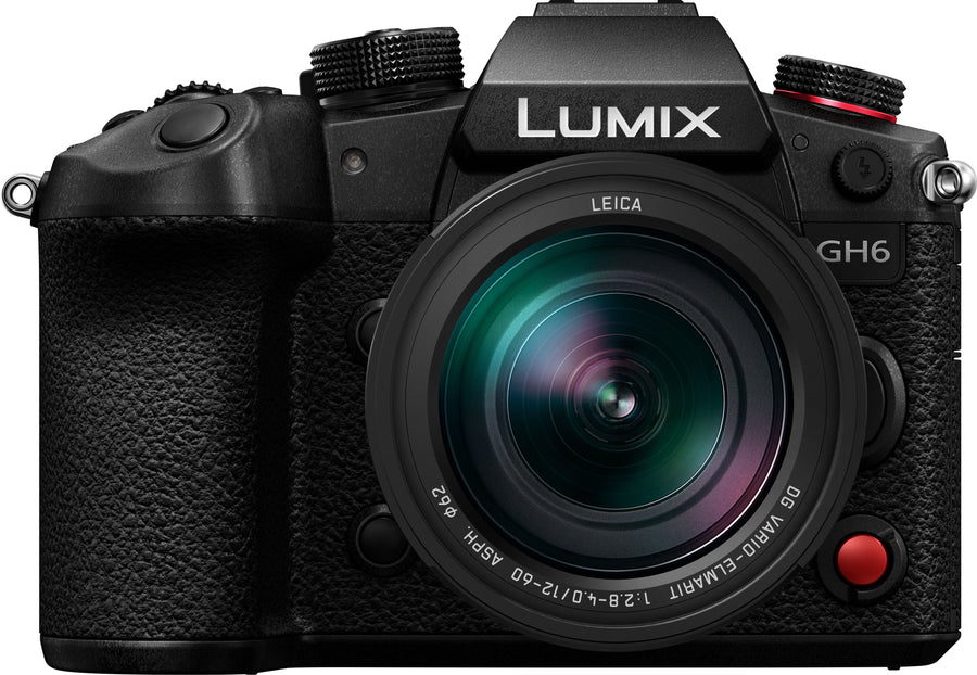 Panasonic - LUMIX GH6 Mirrorless Camera with 12-60mm F/2.8-4.0 Leica Lens - Black_0