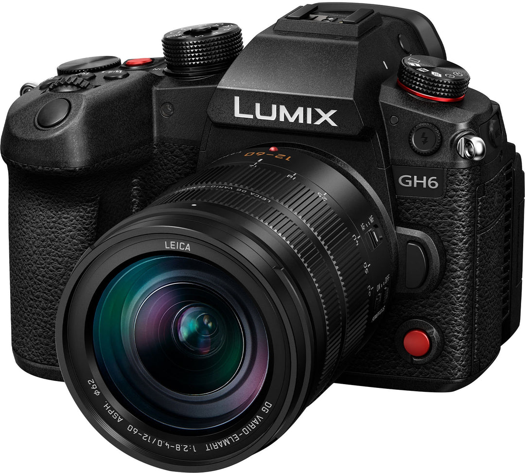 Panasonic - LUMIX GH6 Mirrorless Camera with 12-60mm F/2.8-4.0 Leica Lens - Black_7