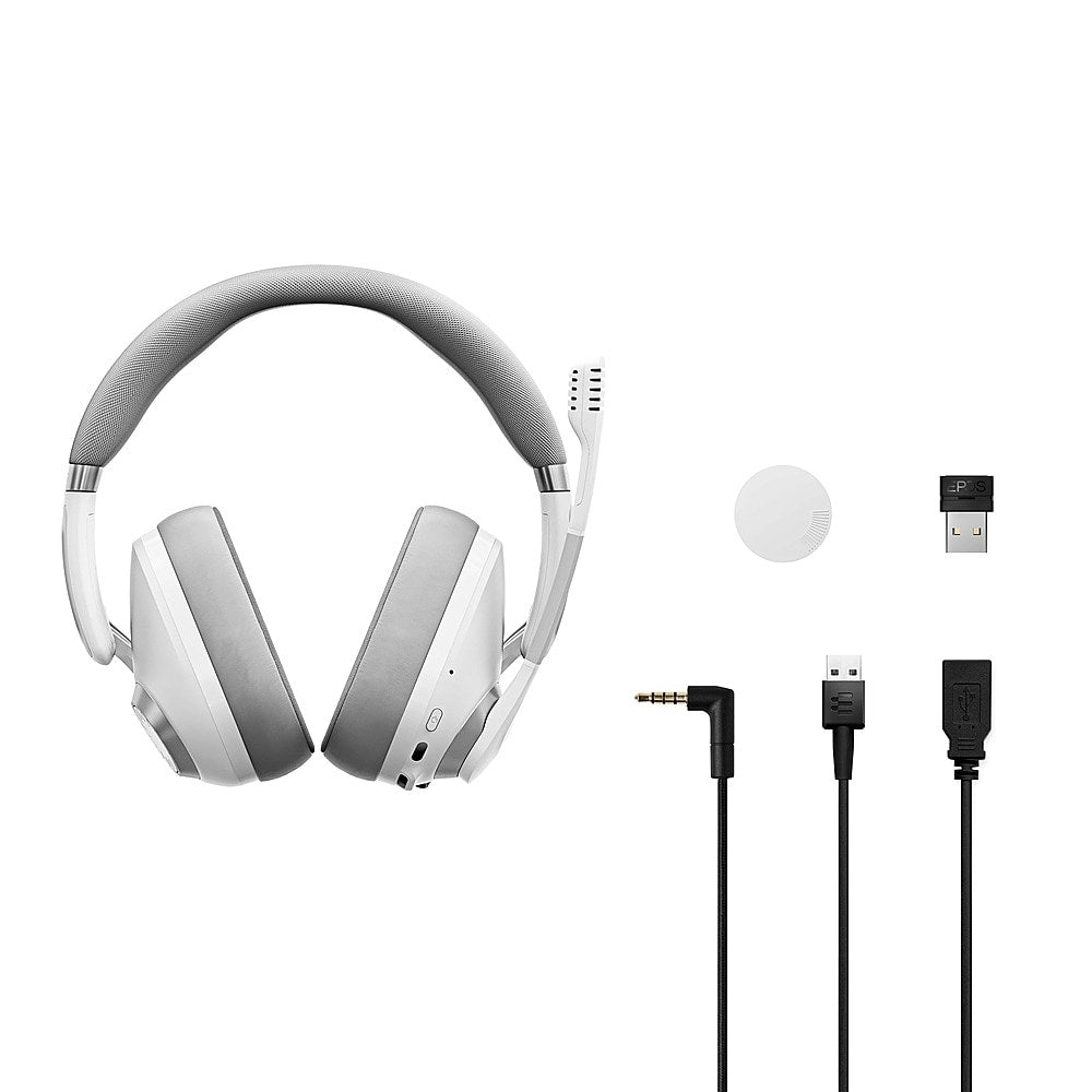 EPOS - H3PRO Hybrid Wireless Closed Acoustic Gaming Headset for PC, PS5/PS4, Xbox Series X/S, Xbox One, and Nintendo Switch - Ghost White_5