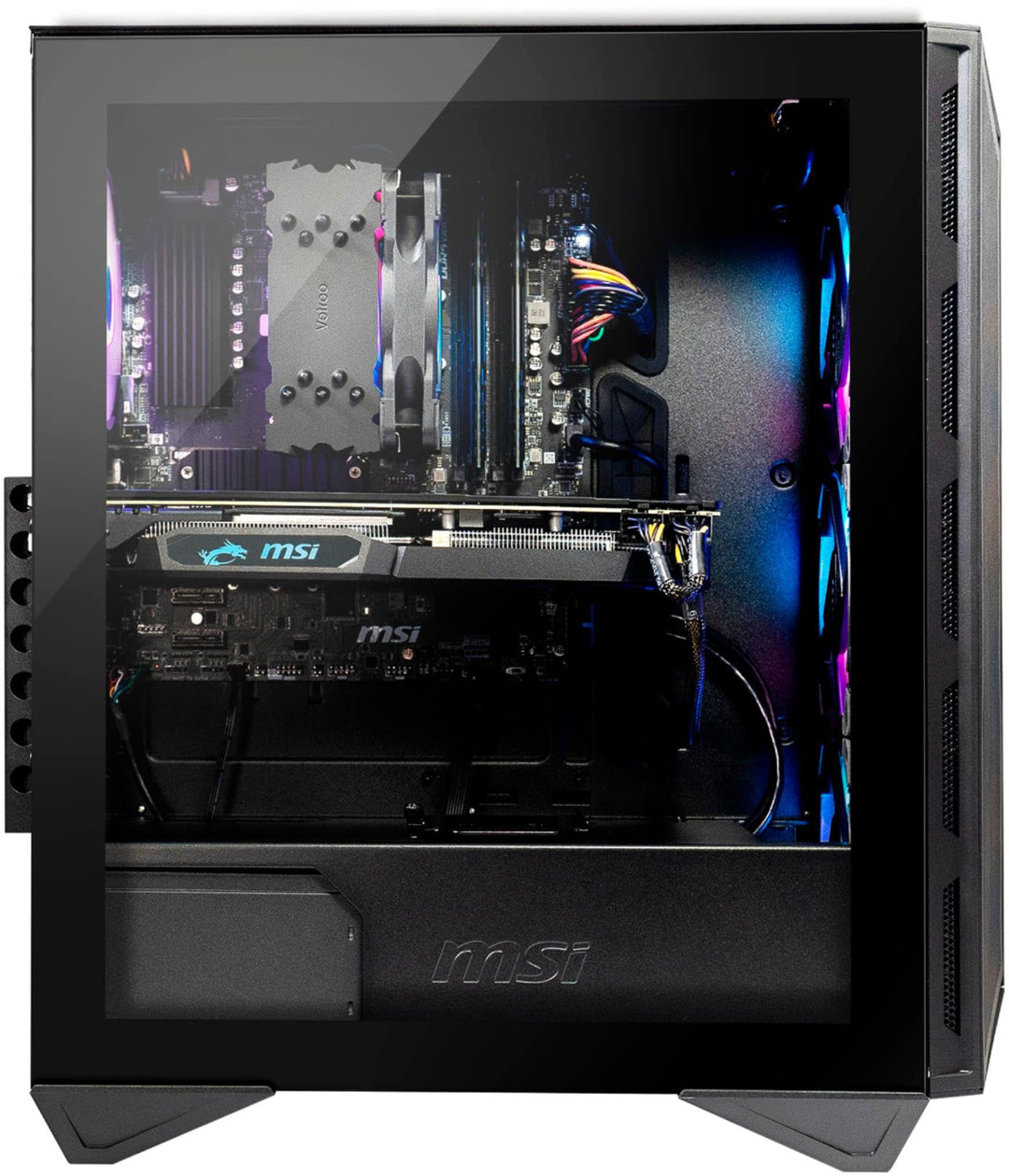 MSI - Aegis ZS Gaming Desktop - AMD Ryzen - R5-5600G - 16GB Memory - RX 6600XT - 1TB SSD - Black_2