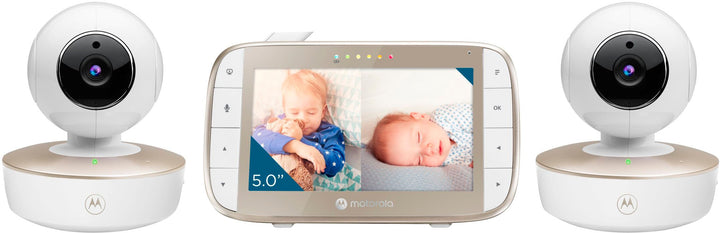 Motorola - VM50G-2  5" WiFi Video Baby Monitor with 2 Cameras - White_2
