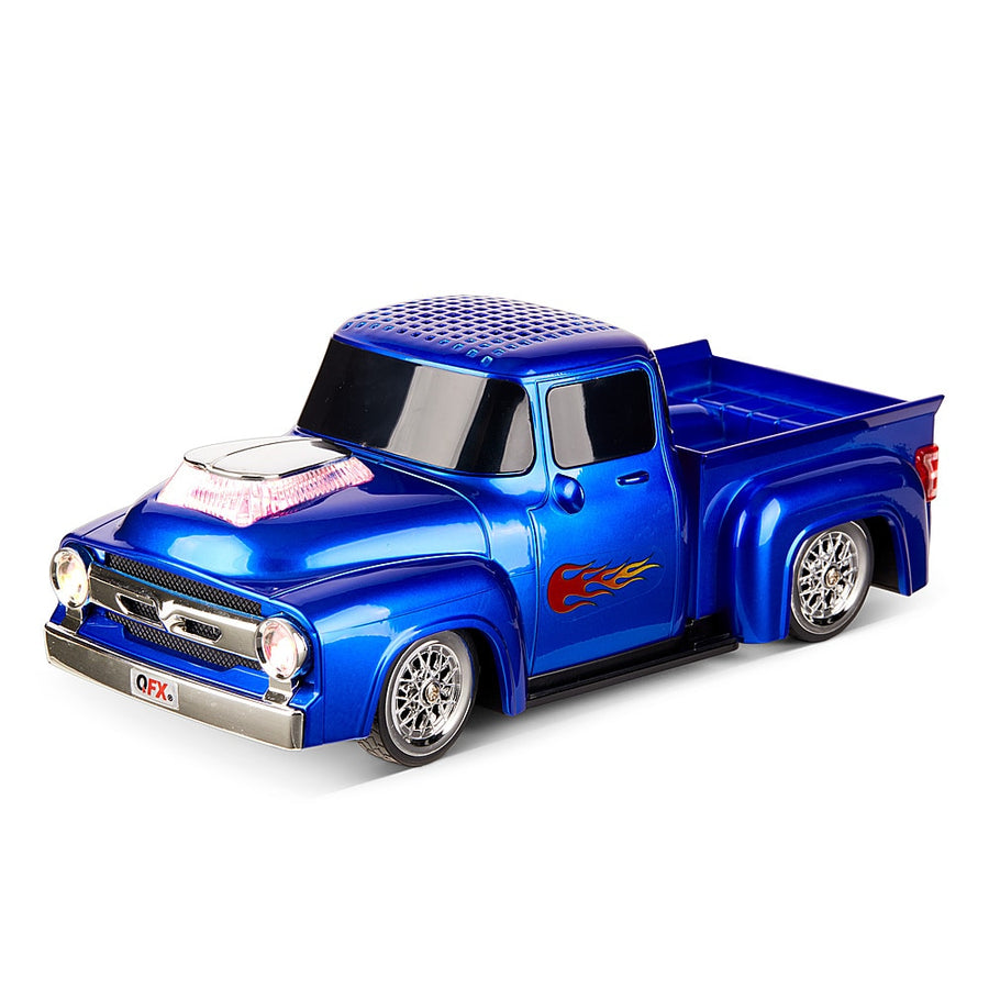 QFX - 3" BT Speaker FD Truck with TWS - Blue_0