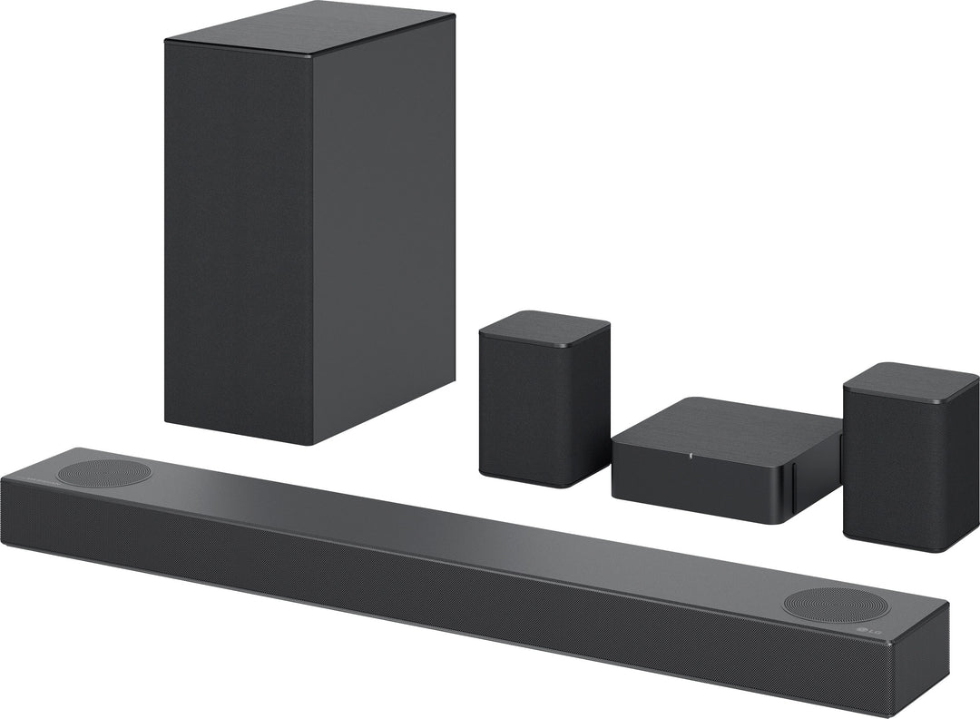 LG - 5.1.2 Channel Soundbar with Wireless Subwoofer, Dolby Atmos and DTS:X - Black_0