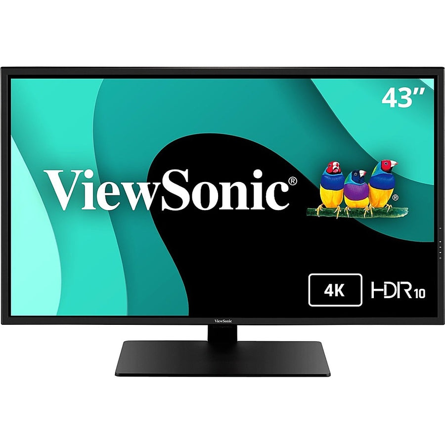 ViewSonic - 43" LED 4K UHD Monitor with HDR (DisplayPort, mini DisplayPort, HDMI)_0