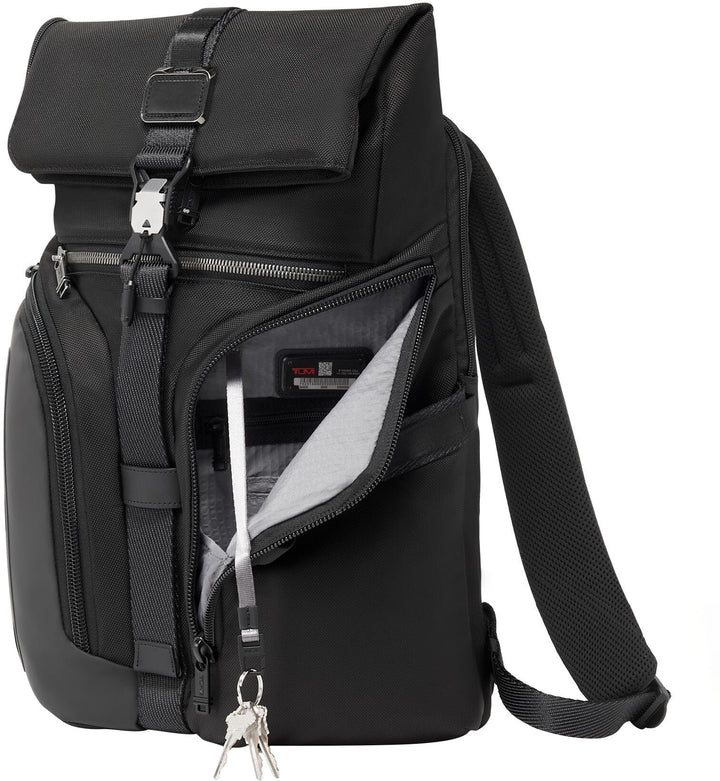 TUMI - Alpha Bravo Logistics Flap Lid Backpack - Black_6