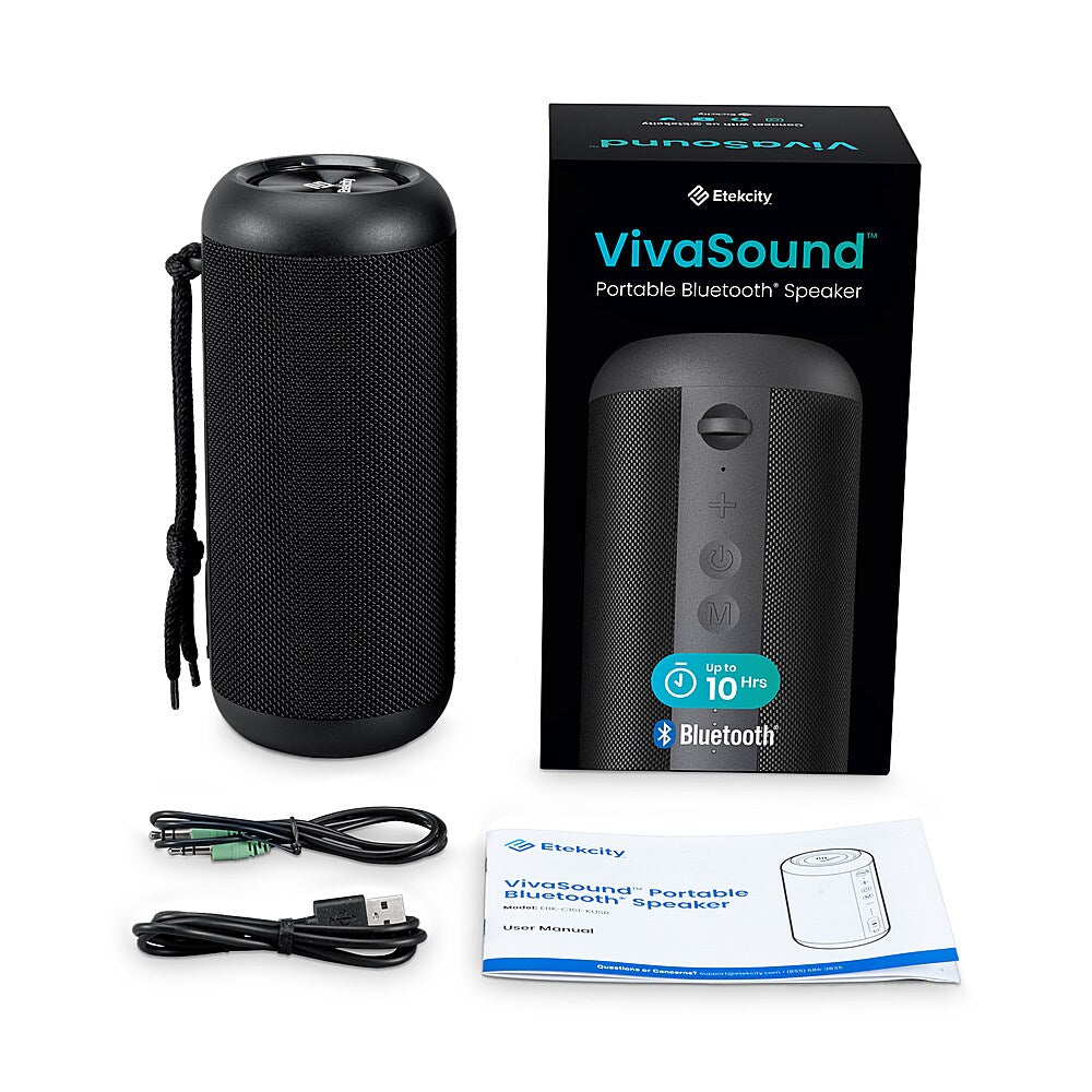 Etekcity Vivasound Portable Bluetooth Speaker - Black_4