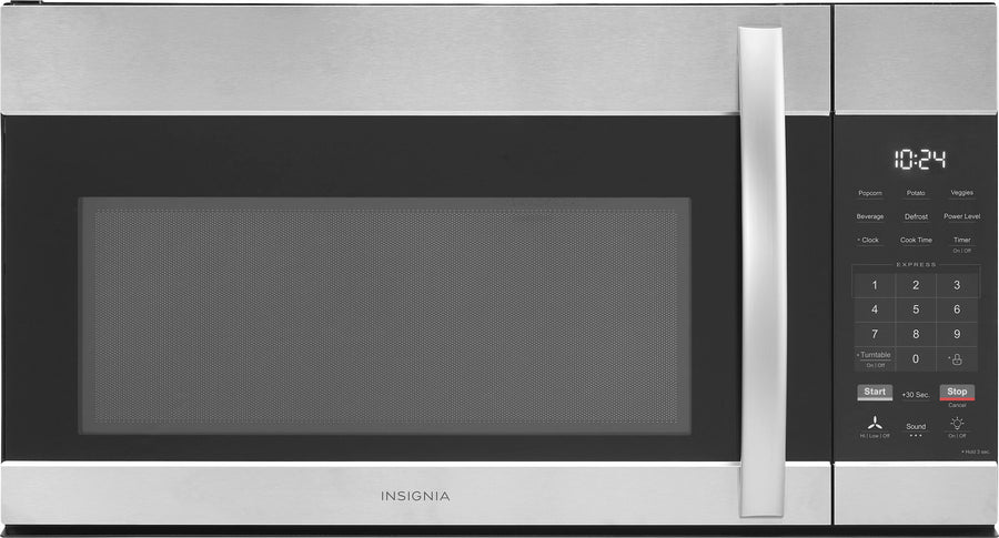 Insignia™ - 1.7 Cu. Ft. Over-the-Range Microwave - Stainless steel_0