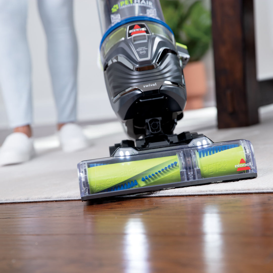 BISSELL Pet Hair Eraser Turbo Rewind Upright Vacuum - Cobalt Blue and Electric Green_6