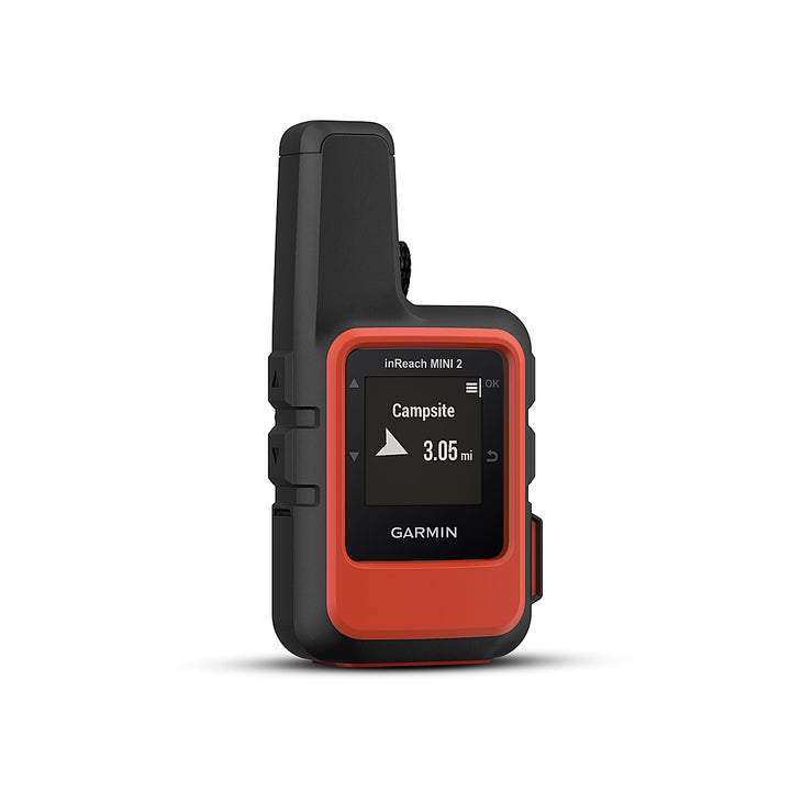 Garmin - inReach Mini 2 Compact Satellite Communicator 1.3" GPS with Built-In Bluetooth - Flame Red_1