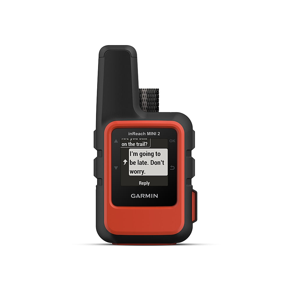 Garmin - inReach Mini 2 Compact Satellite Communicator 1.3" GPS with Built-In Bluetooth - Flame Red_3