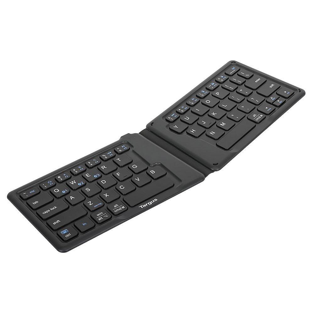 Targus - Ergonomic Foldable Bluetooth Antimicrobial Keyboard - Black_1