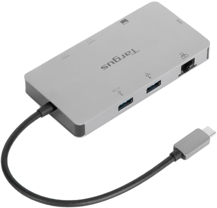 Targus - USB-C Dual HDMI 4K Docking Station with 100W PD Pass-Thru - Silver_8