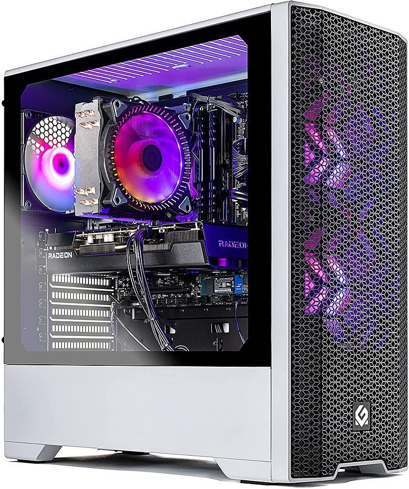 Skytech Gaming - Blaze 3.0 Gaming Desktop PC –  Intel Core i5-10400F –  16G Memory –  AMD Radeon RX6600XT –  500G SSD - White_0