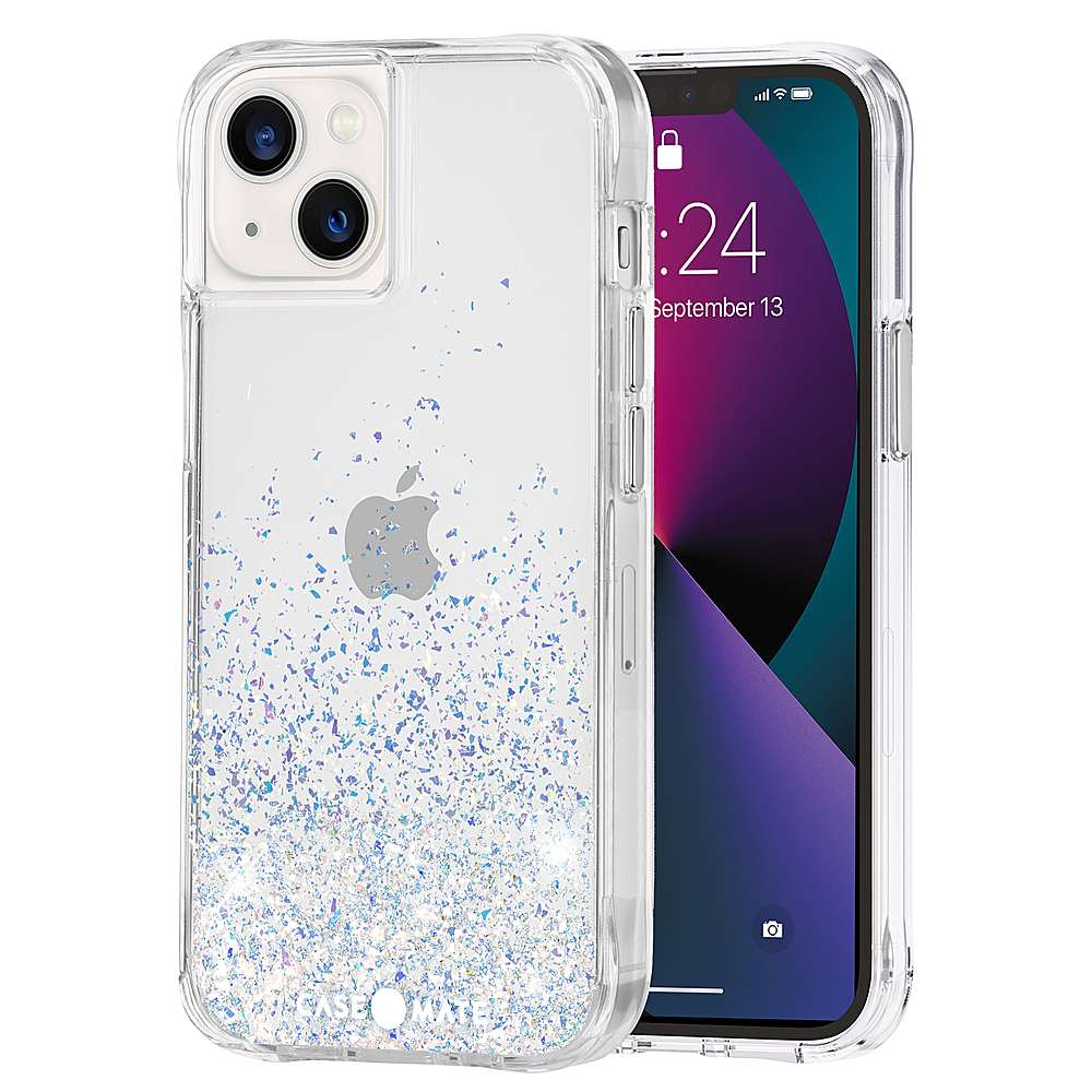 Case-Mate - Twinkle Ombre Hardshell Case w/ Antimicrobial for iPhone 13 - Stardust_4