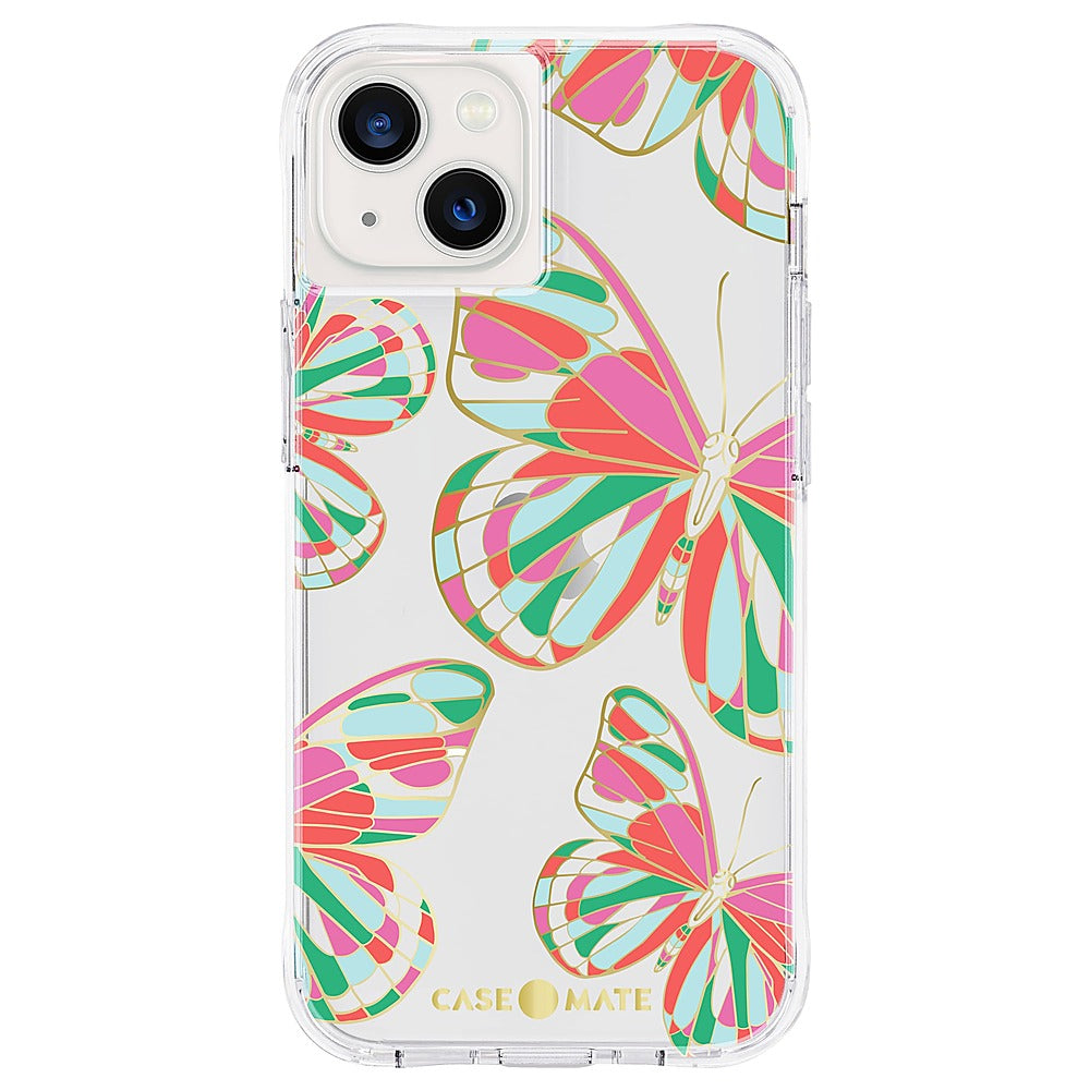 Case-Mate - Print Hardshell Case for iPhone 13 - Butterflies_0