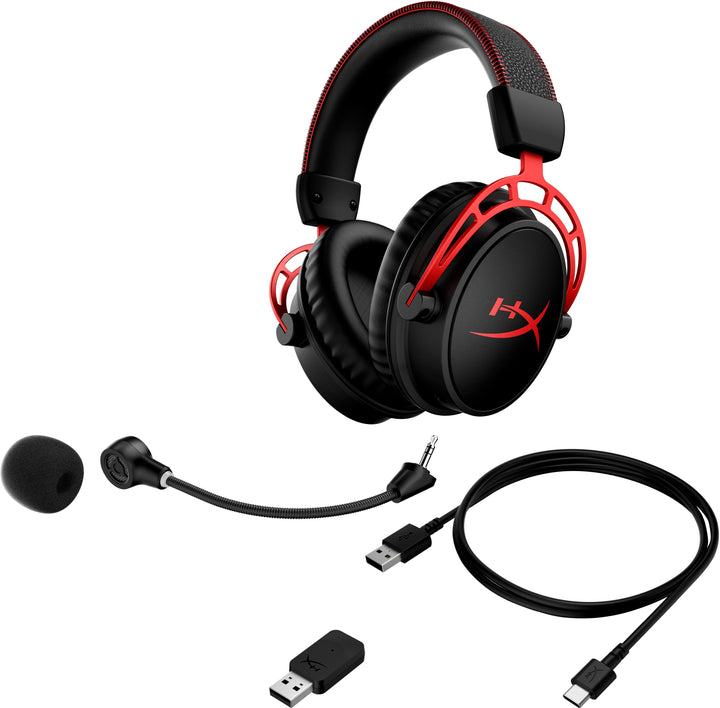 HyperX - Cloud Alpha Wireless DTS Headphone:X Gaming Headset for PC, PS5, and PS4 - Black_5