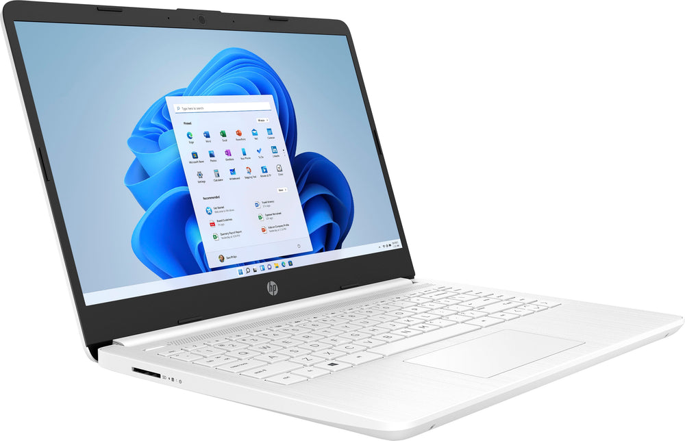 HP - 14" Laptop - Intel Celeron - 4GB Memory - 64GB eMMC - Snowflake White_1