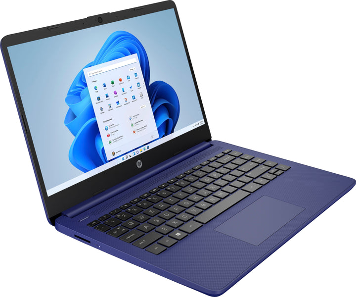 HP - 14" Laptop - Intel Celeron - 4GB Memory - 64GB eMMC - Indigo Blue_2