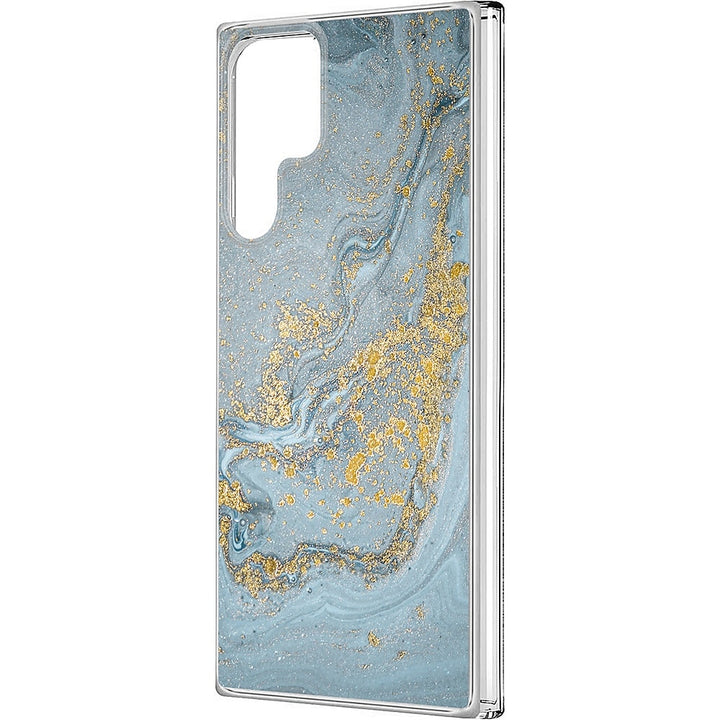 SaharaCase - Marble Series Case for Samsung Galaxy S22 Ultra 5G - Blue Marble_0