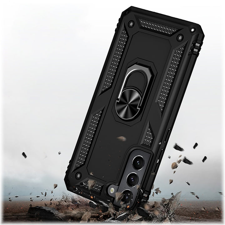 SaharaCase - Military Kickstand Series Case for Samsung Galaxy S22 - Black_2