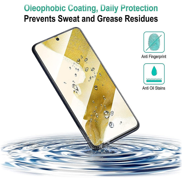 SaharaCase - ZeroDamage Ultra Strong+ Tempered Glass Screen Protector for Samsung Galaxy S22+ - Clear_4