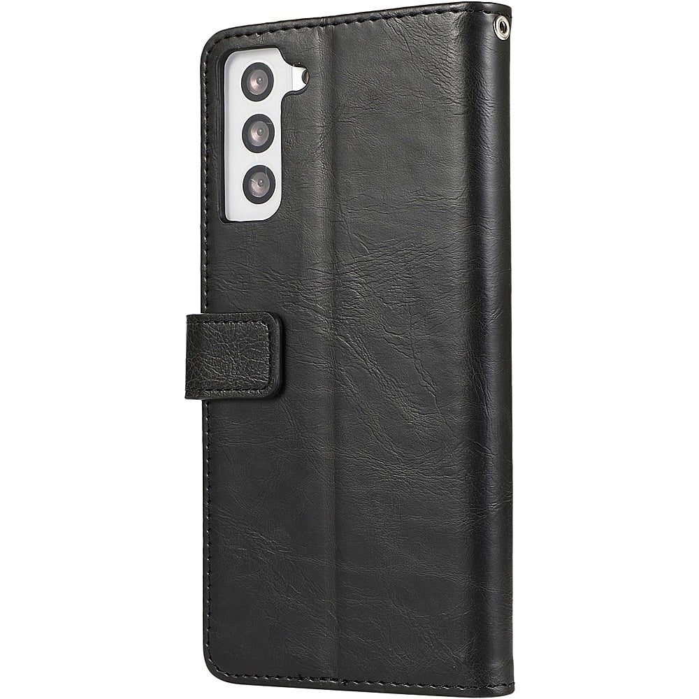 SaharaCase - Folio Wallet Case for Samsung Galaxy S22 - Black_5