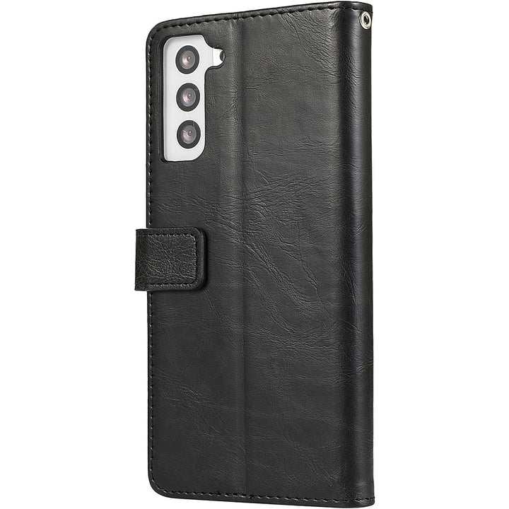 SaharaCase - Folio Wallet Case for Samsung Galaxy S22 - Black_5