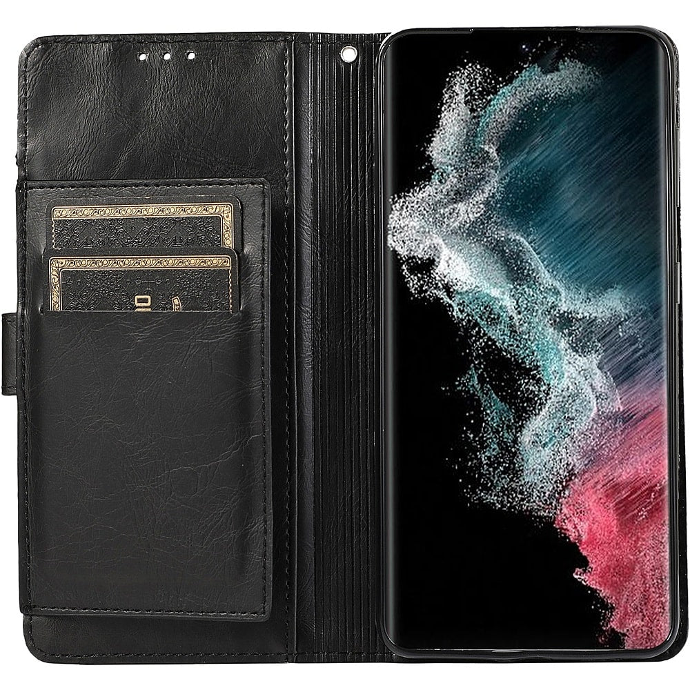 SaharaCase - Folio Wallet Case for Samsung Galaxy S22 - Black_2