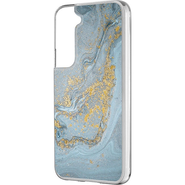 SaharaCase - Marble Series Case for Samsung Galaxy S22+ 5G - Blue Marble_0