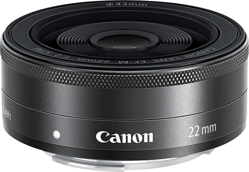 Canon - EF-M 22mm f/2 STM Standard Lens - Black_1