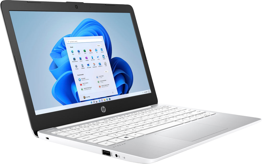 HP - Stream 11.6" Laptop - Intel Celeron - 4GB Memory - 64GB eMMC - Diamond White_1