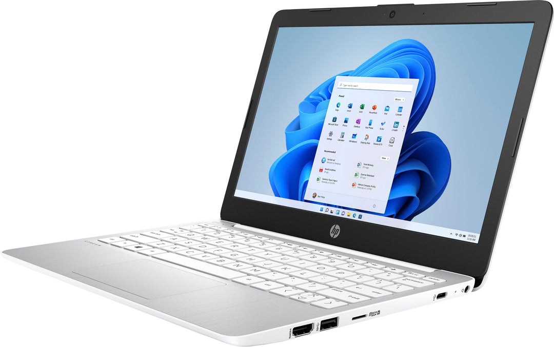 HP - Stream 11.6" Laptop - Intel Celeron - 4GB Memory - 64GB eMMC - Diamond White_2