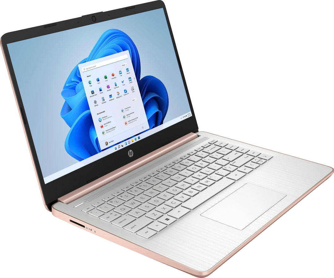 HP - 14" Laptop - Intel Celeron - 4GB Memory - 64GB eMMC - Rose gold_2