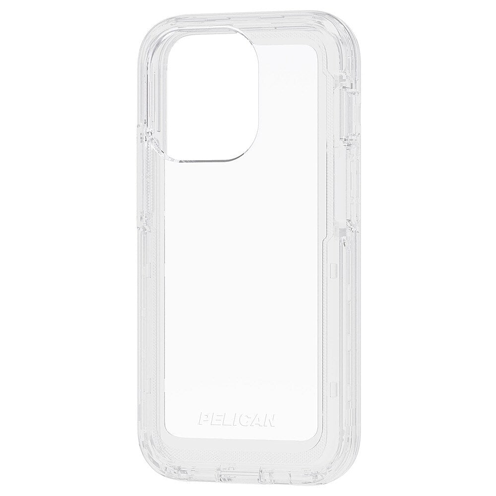 Pelican - Voyager Hardshell Case w/ Antimicrobial for iPhone 13 Pro - Clear_2