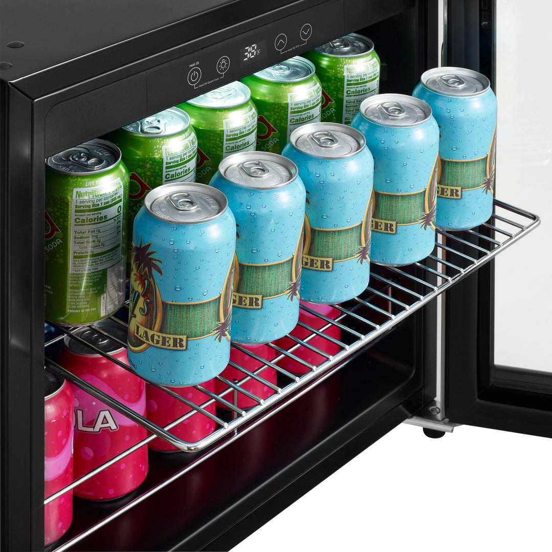 Insignia™ - 48-Can Beverage Cooler - Stainless steel_4