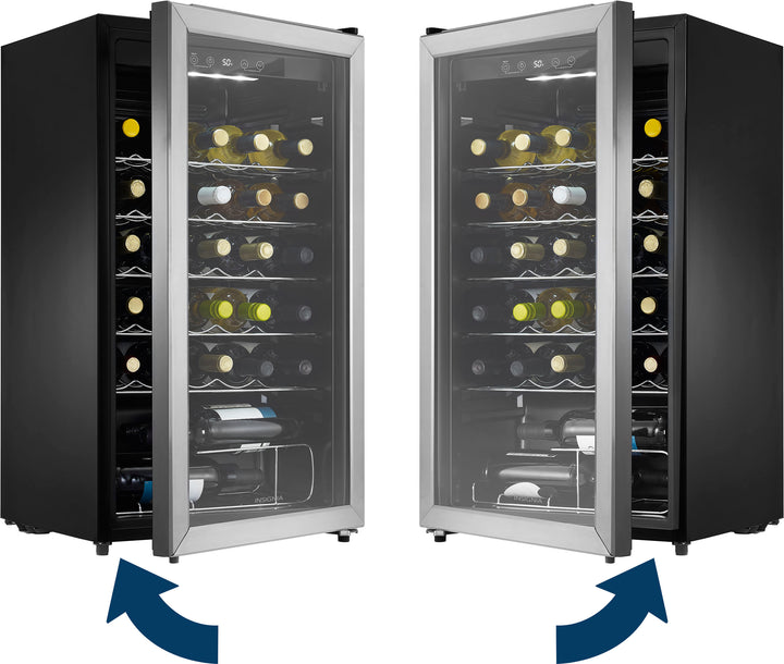 Insignia™ - 29-Bottle Wine Cooler - Stainless steel_7
