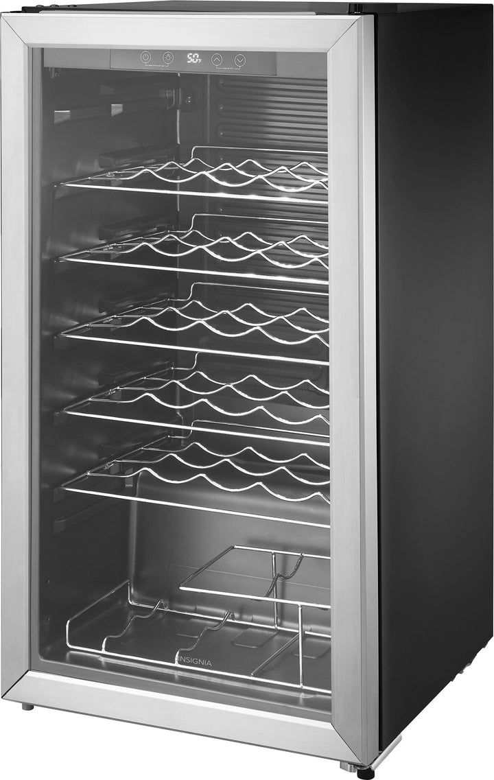 Insignia™ - 29-Bottle Wine Cooler - Stainless steel_2