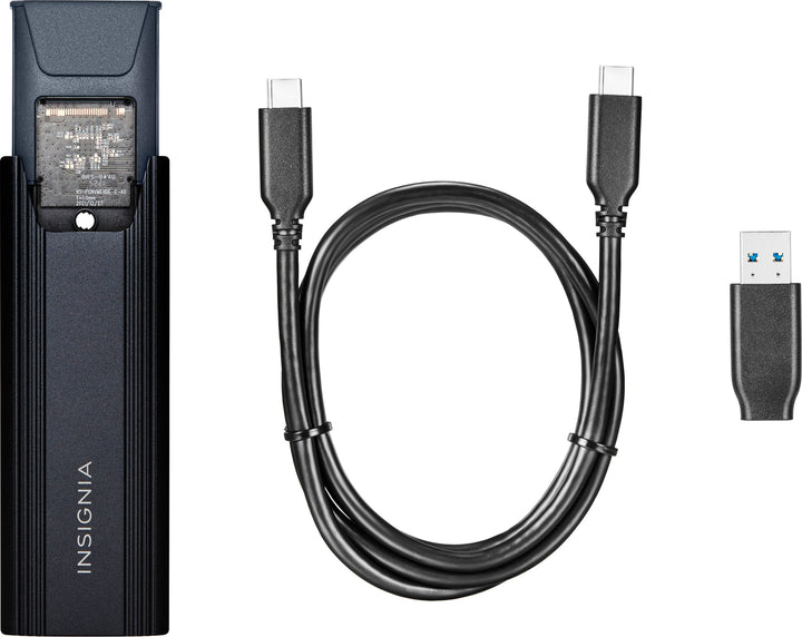 Insignia™ - M.2 NVMe to USB-C SSD Enclosure - Black_5