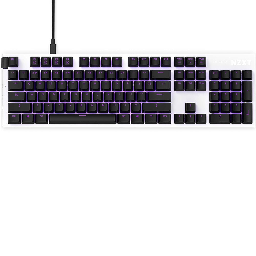 NZXT - Function Full-size Wired Modular Mechanical Keyboard With Linear RGB MX Switches - White_4