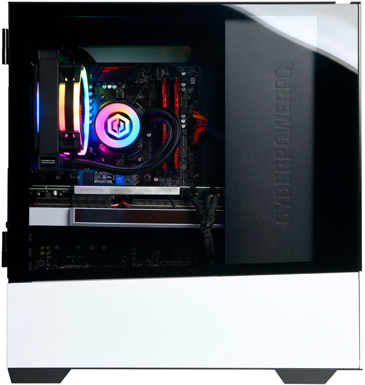CyberPowerPC - Gamer Supreme Gaming Desktop - AMD Ryzen 7 5700 - 16GB Memory - AMD Radeon RX 6700 XT - 1TB SSD - White_2