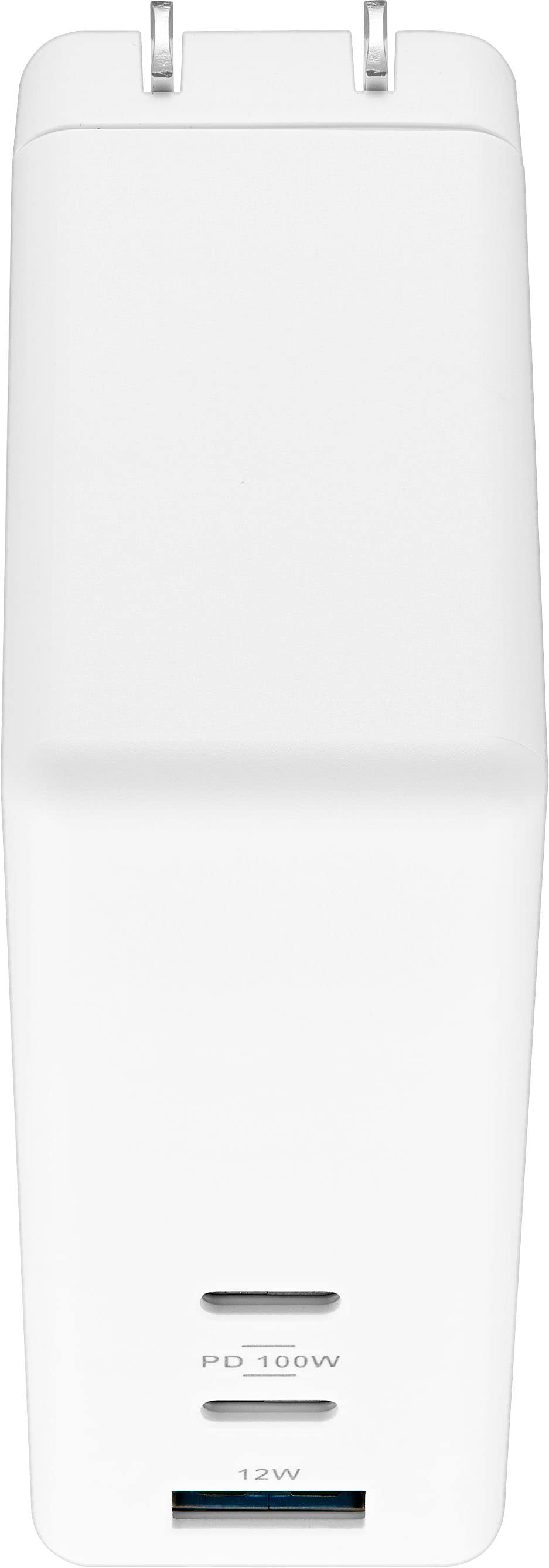 Insignia™ - 112W Wall Charger with 2 USB-C and 1 USB Port - White_4