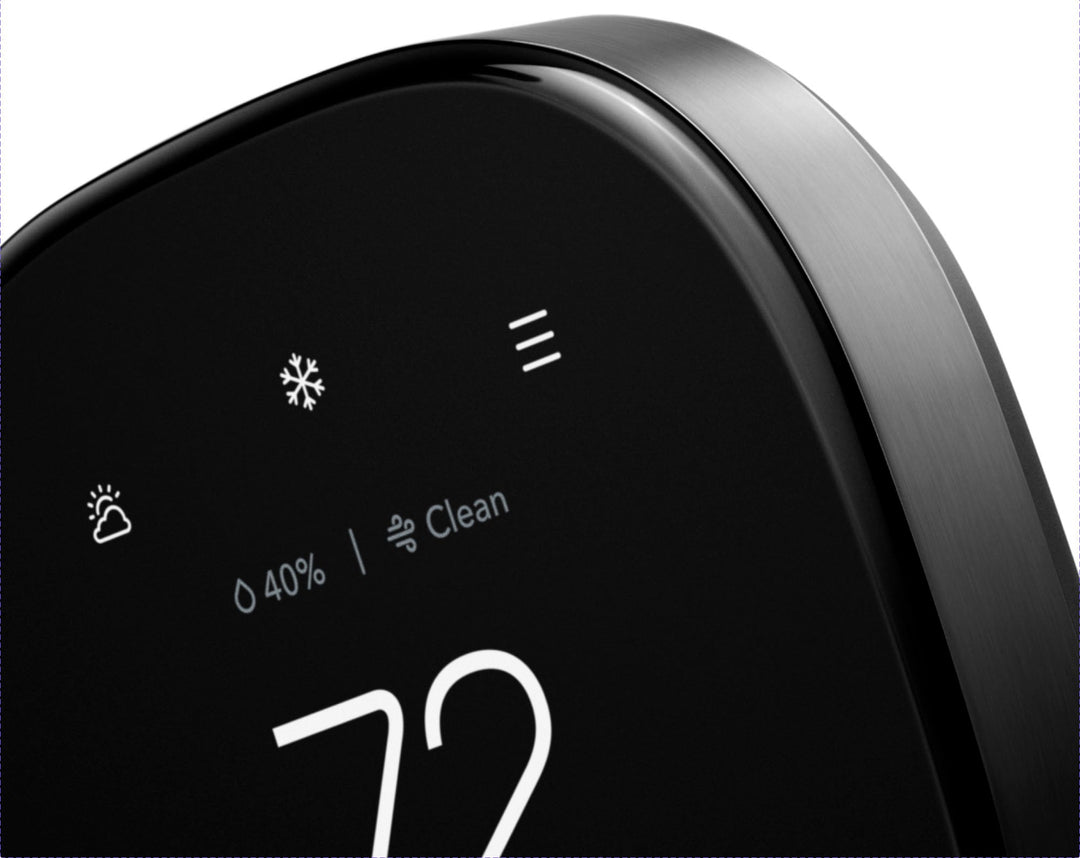 ecobee - Premium Smart Programmable Touch-Screen Thermostat with Siri, Alexa, Apple HomeKit and Google Assistant - Black_2