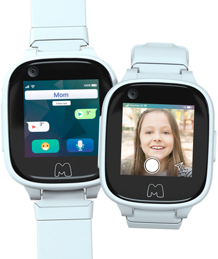 MOOCHIES - Connect Smartwatch Phone + GPS Tracker for Kids 4G - White_4